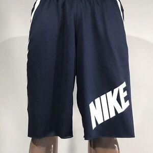 2/$30  Nike Therma-Fit Men's Dark‎ Blue Shorts 2 Front Pockets, M, Pre-Owned